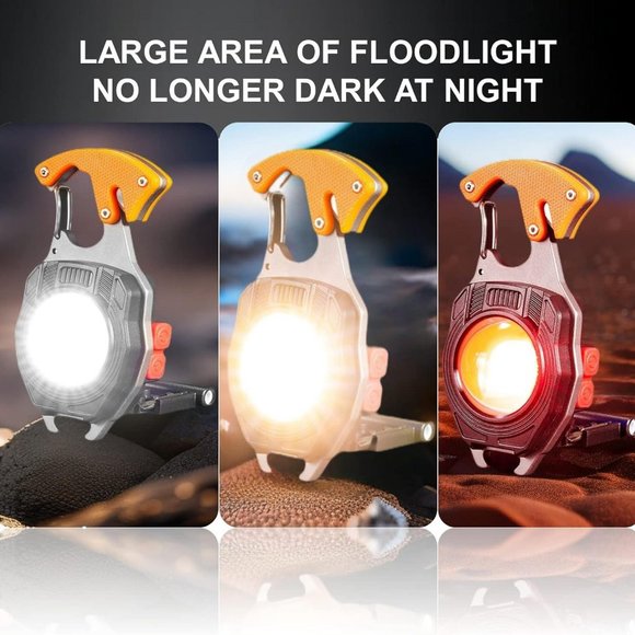 High Quality Pocket Flashlight Keychain, COB & LED Work Light(1 Pack) - Picture 7 of 10